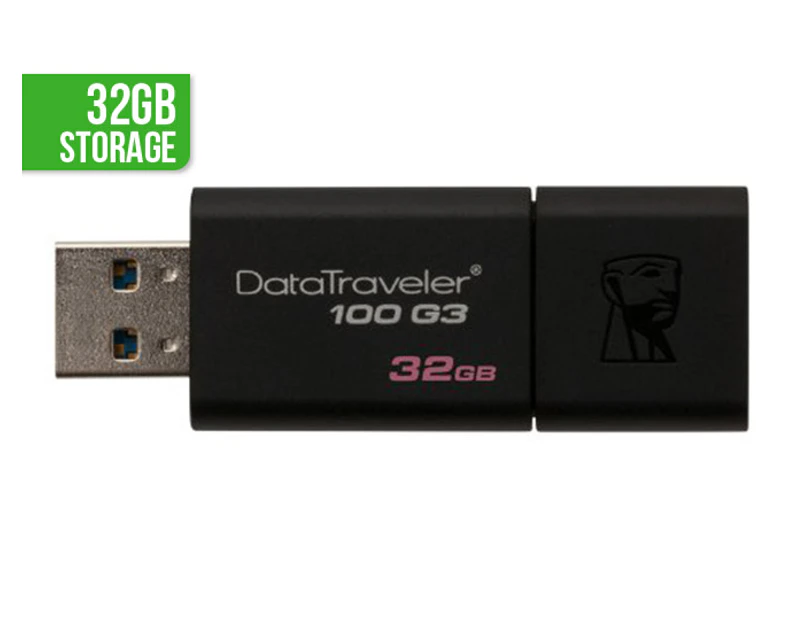 Kingston 32GB DataTraveler 100G3 USB 3.0 Flash Drive