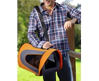 Pet Carrier For Dogs & Cats Orange Extra Large