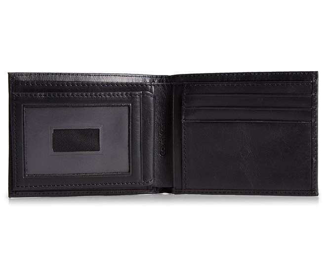 Calvin Klein Leather Bookfold Wallet & Key Fob - Black | Catch.com.au