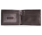 Calvin Klein Bookfold Leather Wallet - Brown