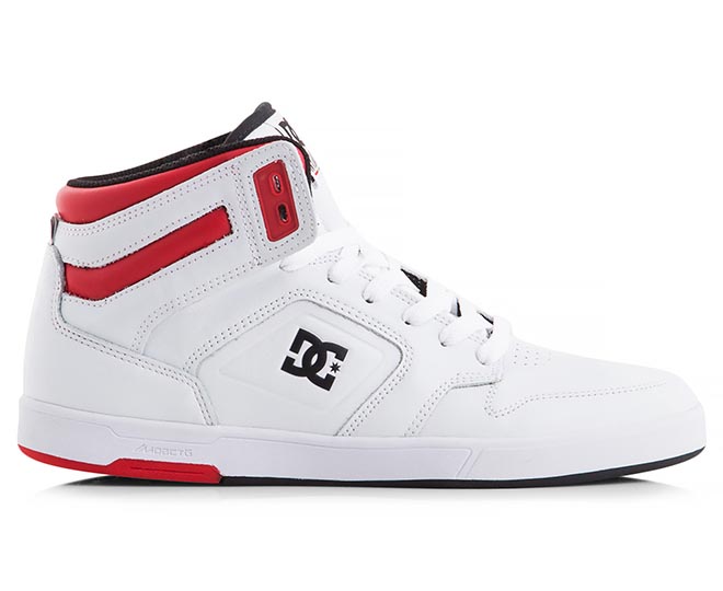 DC Men's Nyjah Huston High SE Shoe - White | Catch.com.au