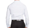 Pierre Cardin Men's Floral Print Shirt - Blue/White