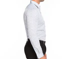 Pierre Cardin Men's Floral Print Shirt - Blue/White