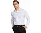 Pierre Cardin Men's Floral Print Shirt - Blue/White