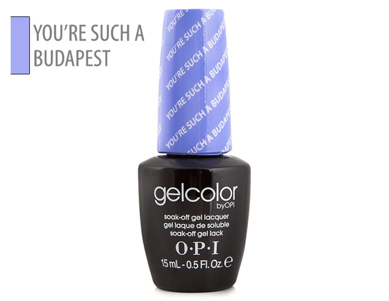 OPI GelColor Lacquer - You're Such A Budapest 