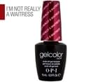 OPI GelColor Lacquer - I'm Not Really A Waitress  1
