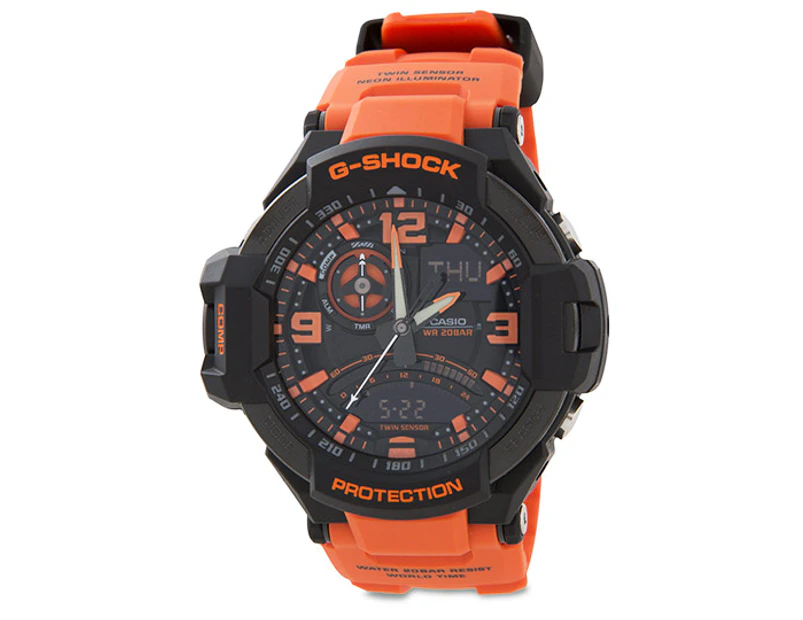 G shock shop gravity defier orange