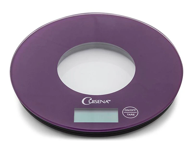 Preview image Cuisena Colours Digital Kitchen Scales - Purple