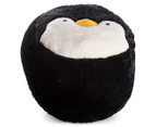 Fluffy Penguin Ottoman - Black