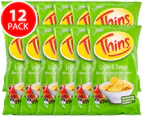 12x Thins Light & Tangy Potato Chips 90g