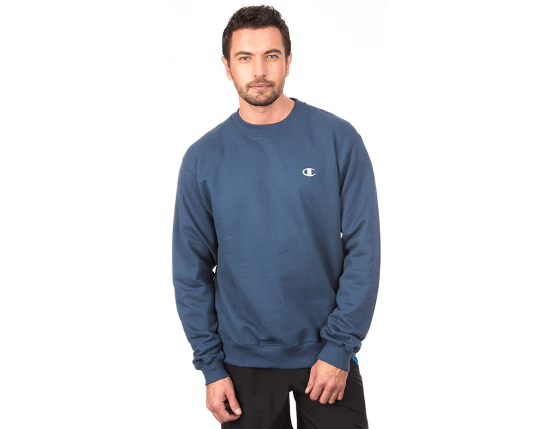 Preview image Champion Men's XL Eco Fleece Sweater - Petroleum Blue