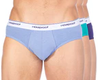 Holeproof Men’s Briefs 3-Pack - Purple/Green/Blue