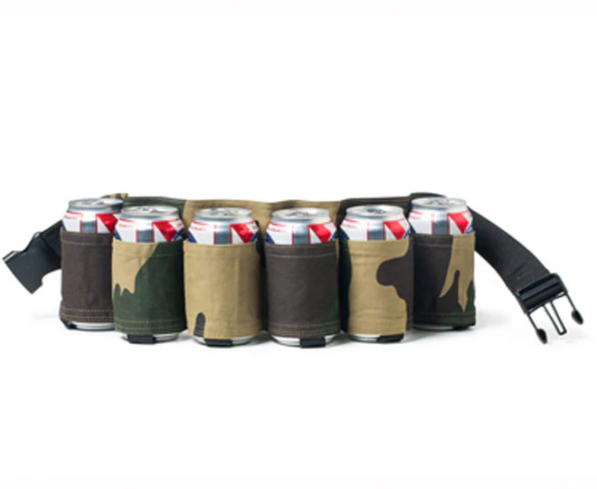 The Beer Belt 6-Pack Bevvy Holster - Camouflage