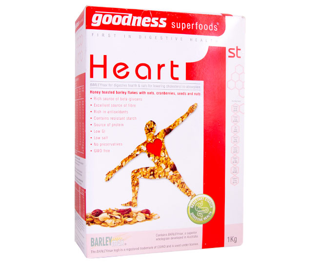 Goodness Superfoods Heart 1st Breakfast Cereal 1kg | Catch.com.au