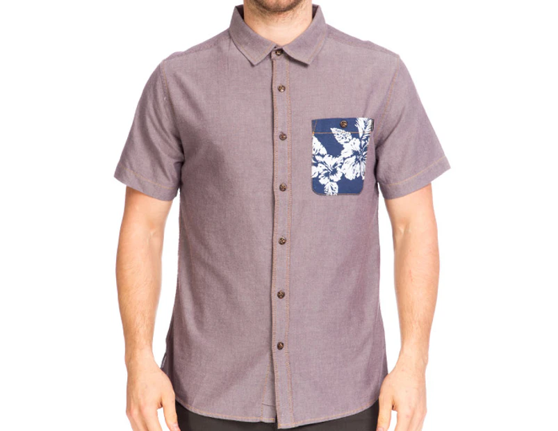 Billabong Men's Costa Shirt - Washed Purple