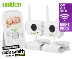 Uniden Wireless Digital Baby Monitor w/ 2 Cameras