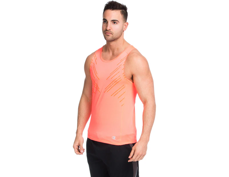 Preview image Champion Men’s XL Sprint Running Tank - Flashlight