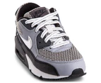 Nike Kids' Air Max 90 LE Shoes - Wolf Grey/Silver/Black
