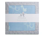 Little Bonbon 150x100cm Cotton Baby Blanket - Blue