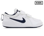 Nike Boys' Pre-School Pico 4 (PSV) Shoe - White/Midnight Navy
