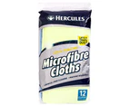 Hercules Multi Purpose Microfibre Cloths 12pk