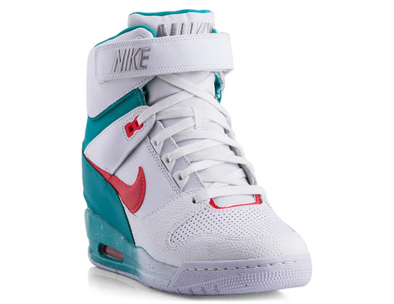 Nike Air Revolution Hi - White/Turquoise | Www.catch.com.au