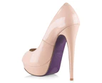 PeepToe Women's Miss Amazon Shoe - Nude Pink