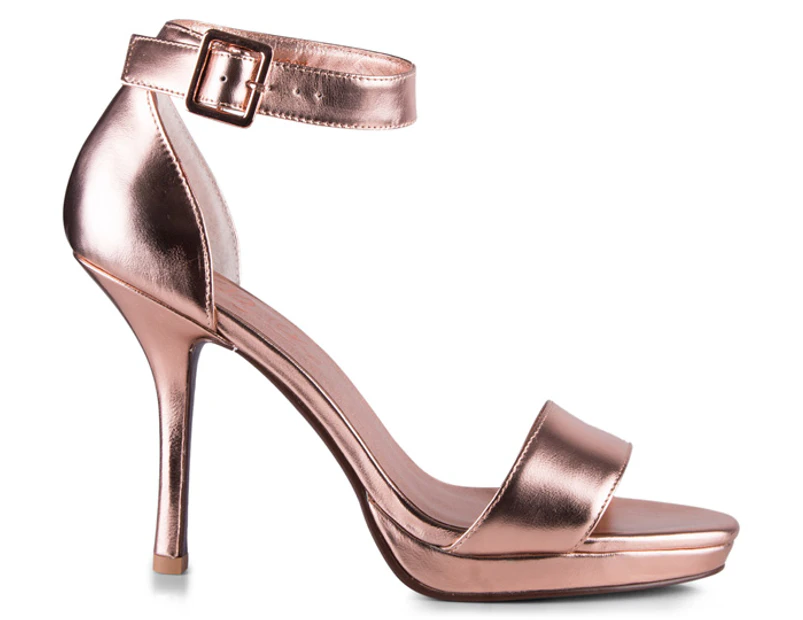 Preview image PeepToe Women's Miss Sherbert Shoe - Rose Gold