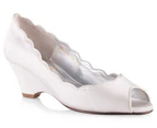 PeepToe Women’s Mrs Save The Date Shoe - Ivory