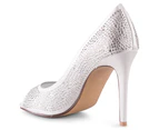 PeepToe Women's Miss Twinkle Heels - Ivory
