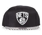 Mitchell & Ness Brooklyn Nets NBA Snapback - Black/Zig Zag