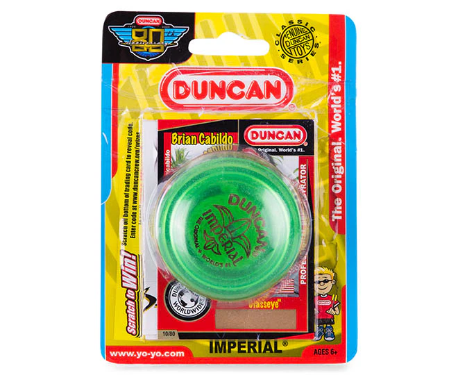 Duncan Yo Yo Beginner Imperial Kids/Children Classic Round Toy 6y+ Assorted