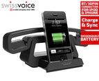 SwissVoice BH01i Bluetooth Handset w/ Speaker & Dock