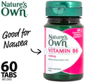 Nature's Own Vitamin B6 100mg 60 Tabs