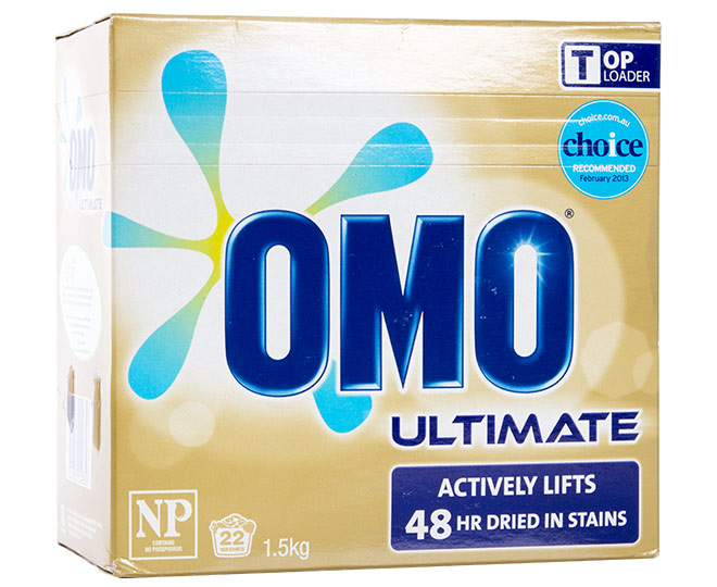 Omo Ultimate Top Loader Laundry Powder 1.5kg | Catch.com.au