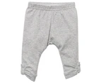Fox and Finch Baby Turnback Cuff Leggings - Ash Marle