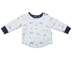 Fox and Finch Baby Printed LS Tee - Paris Print