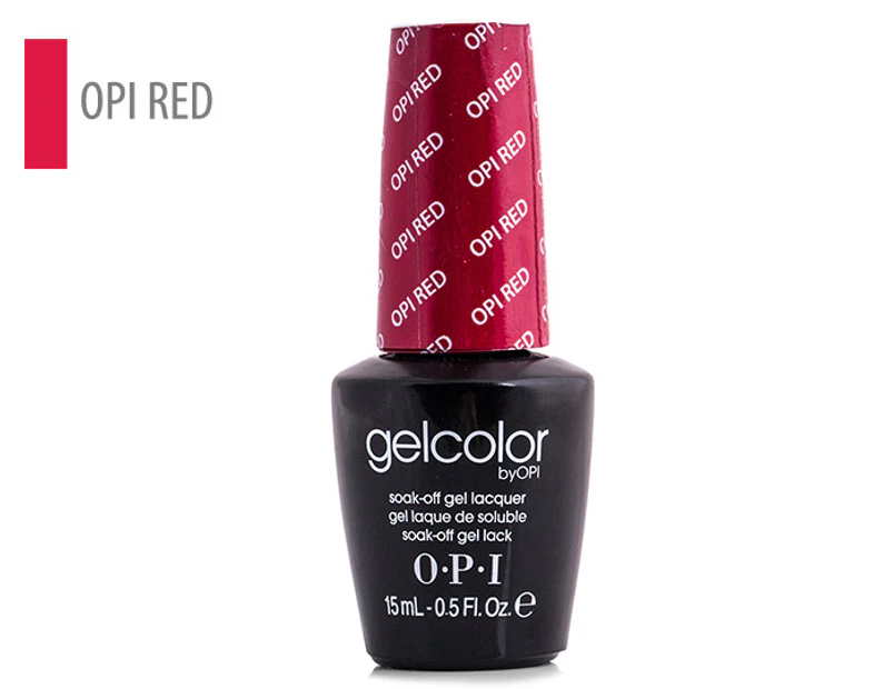 GelColor by OPI Nail Lacquer - OPI Red