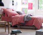 Sheridan Reilly King Quilt Cover Set - Shell Pink