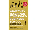 What They Teach You at Harvard Business School Book