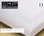 In Your Dreams DB Encased Mattress Protector - White