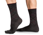 Van Heusen Men's Size 10-13 Dress Socks 4-Pack - Grey/Black