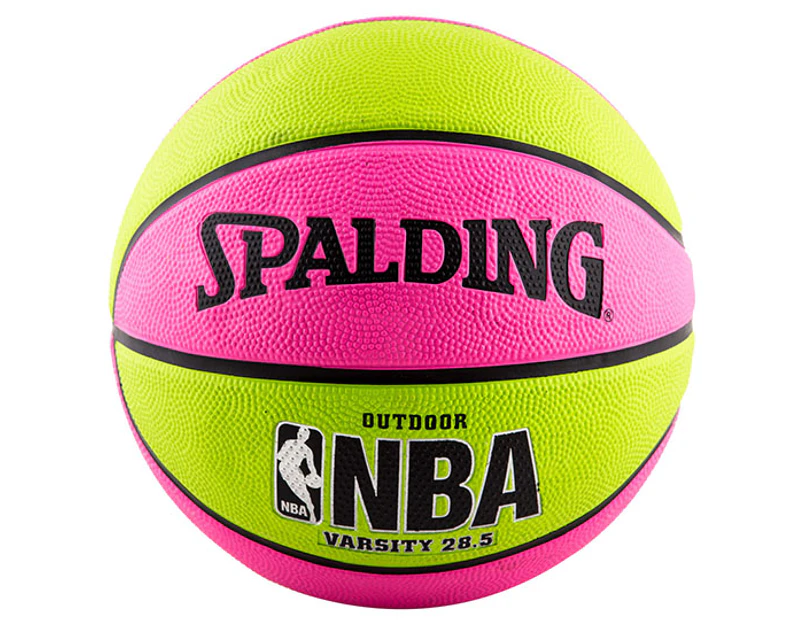 Preview image Spalding NBA Varsity Neon Pink/Green Size 6 Basketball