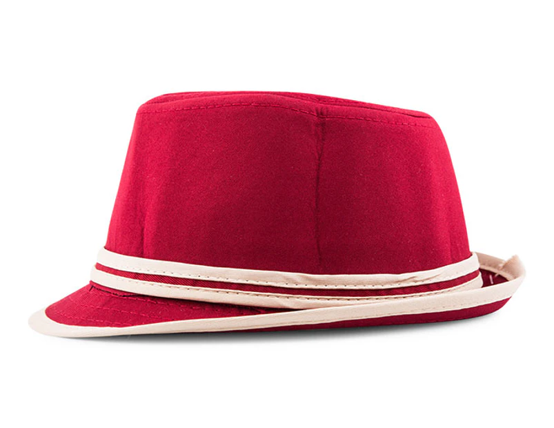 Boobeedoo Fedora Hat - Red