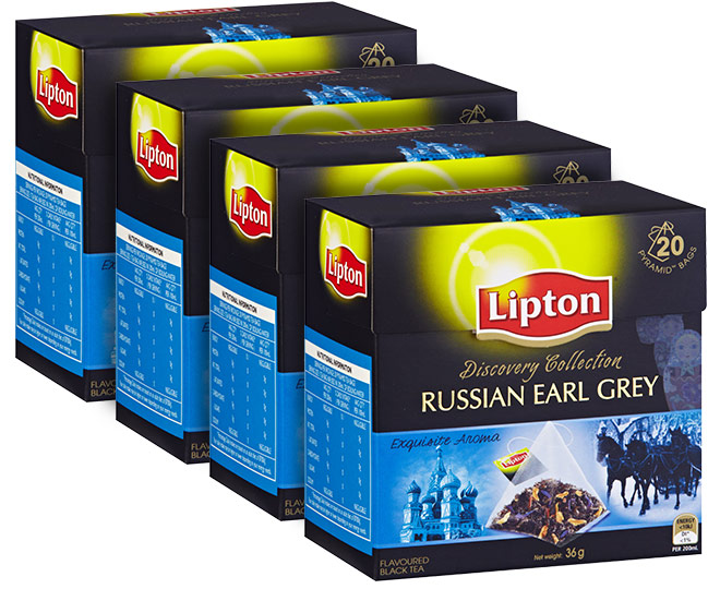 Lipton Russian Earl Grey Tea 80pk | Catch.com.au