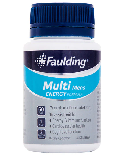 Faulding Multi Vitamin Mens Energy 60 Tablets