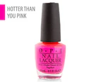 OPI Neon Nail Lacquer - Hotter Than You Pink 15ml 
