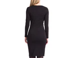 Kardashian Kollection Size 8 Cut Out Neck Dress - Black