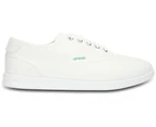 Crocs Men’s LoPro Canvas Plim Sneaker - White