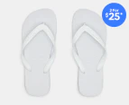 Havaianas Unisex Top Thongs - White